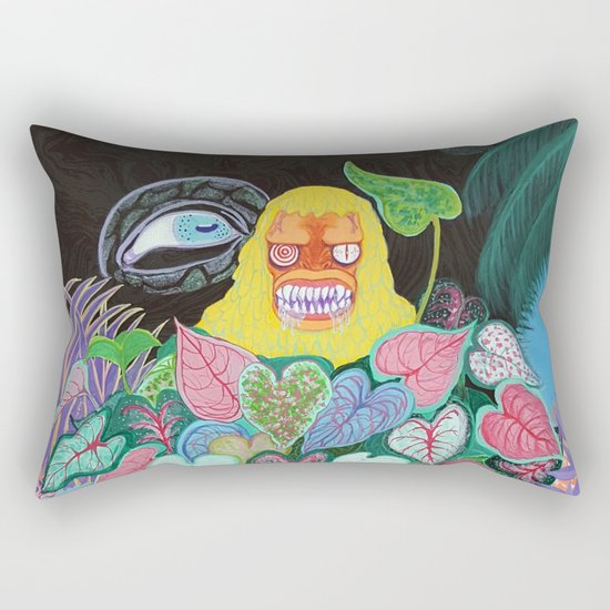 She's coming! Rectangular Pillow