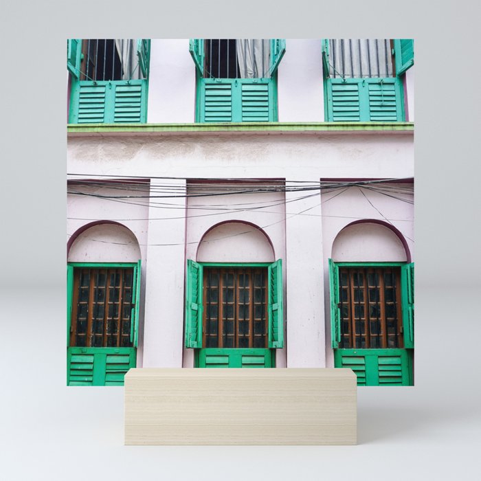 Open Windows - Kolkata Mini Art Print