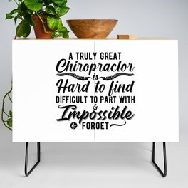 Chiropractic Truly Great Chiropractor Spine Chiro Credenza