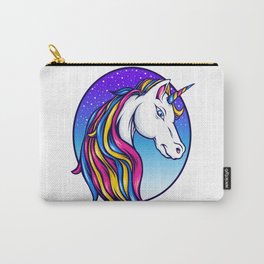 Beautiful Rainbow Unicorn Carry-All Pouch