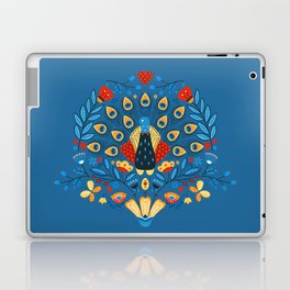 Maximalist Peacock Blue Laptop Skin