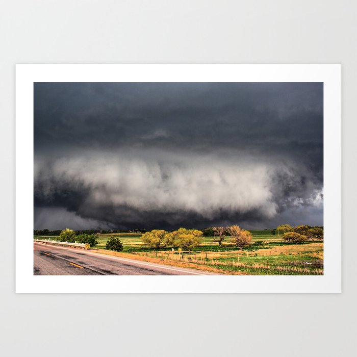 Tornado Day - Storm Touches Down in Northwest Oklahoma Art Print