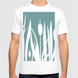 Bush of Swamp Reed on a Lake T-shirt