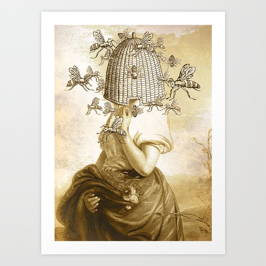 HIVE MIND Art Print