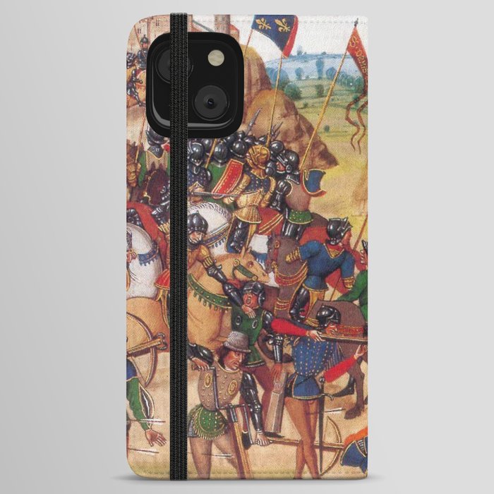battle of Crecy  iPhone Wallet Case
