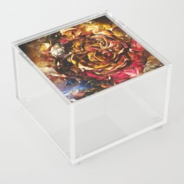 Rose Blossom baroque oil painting Acrylic Box