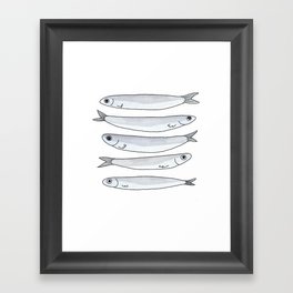 anchovies in my pantry Framed Art Print