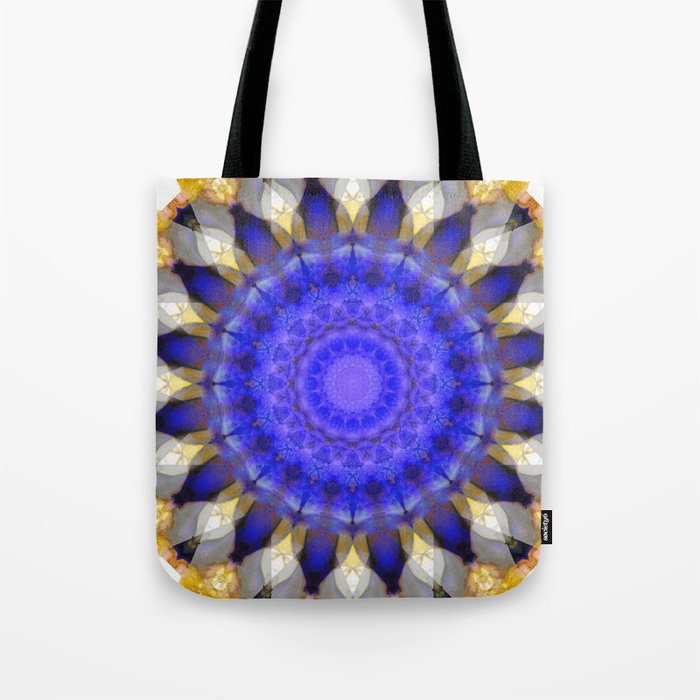 Purple Royalty Mandala - Purple And Gold Art Tote Bag