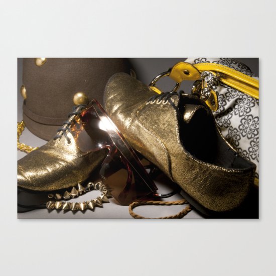 Shoe ad composition 1 Canvas Print