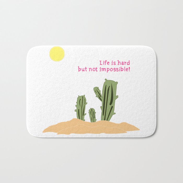Cactus/Desert_concept_Design Bath Mat