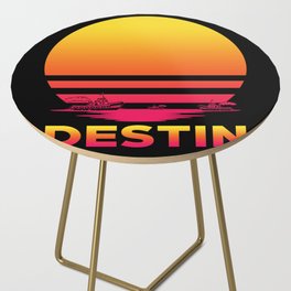 Destin Retro Souvenir Side Table