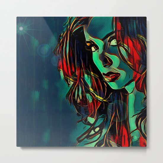 Rainy Metal Print