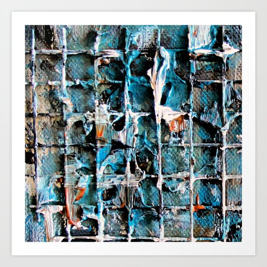 Smeared Art Print
