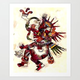 Quetzalcoatl Art Print