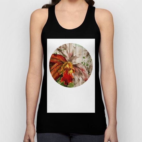 Spring on Wood 02 Unisex Tank Top