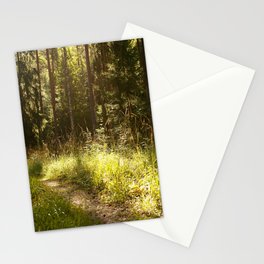 Forest Path Sunny Day #decor #society6 #buyart Stationery Card