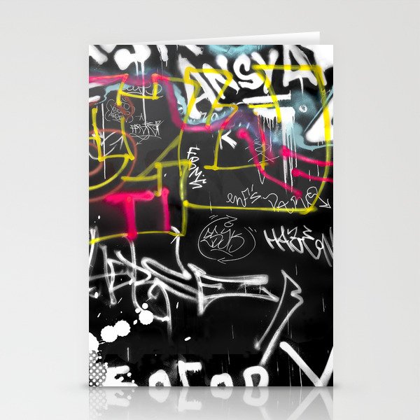 New York Traces - Urban Graffiti Stationery Cards