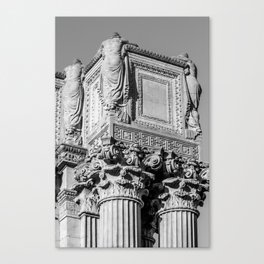Roman Greco Pillar Canvas Print