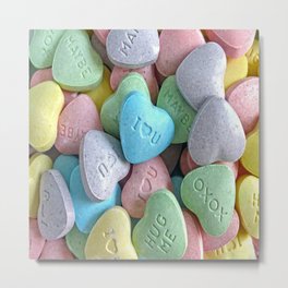 Hearts for your Sweetheart Metal Print