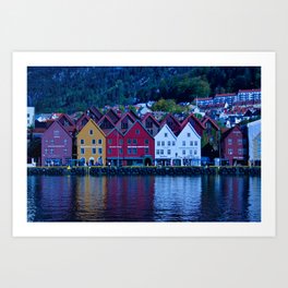 Bergen Norway Art Print