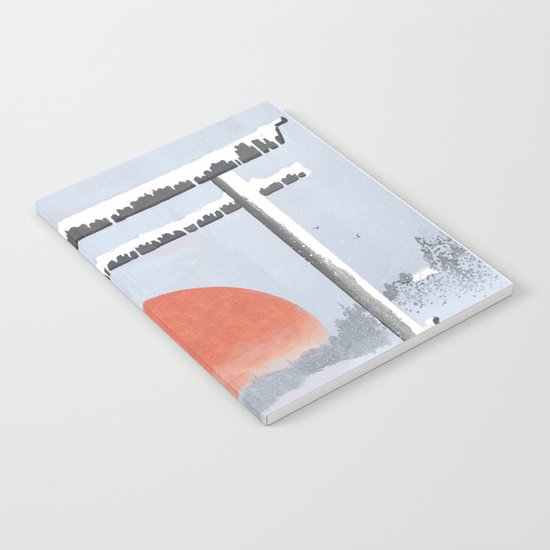 Sundown on the reserve Notebook