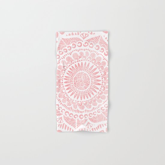 Blush Lace Hand & Bath Towel