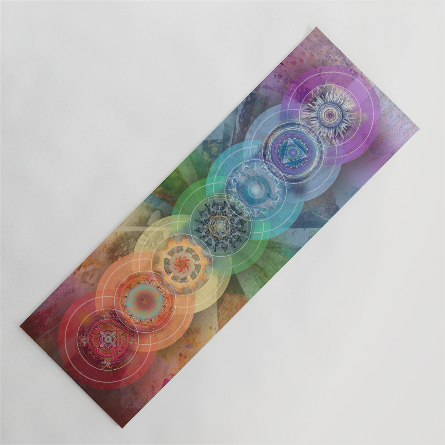 7 chakra yoga mat