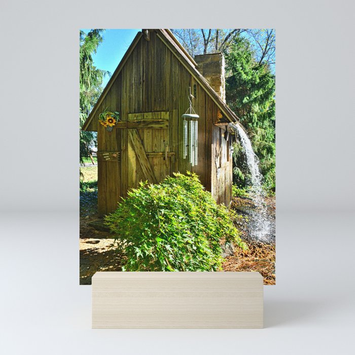 The Watershed At Hippley Gardens Columbiana Ohio Vertical Mini Art Print