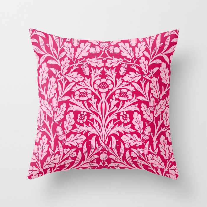 Fuschia pink throw pillows top