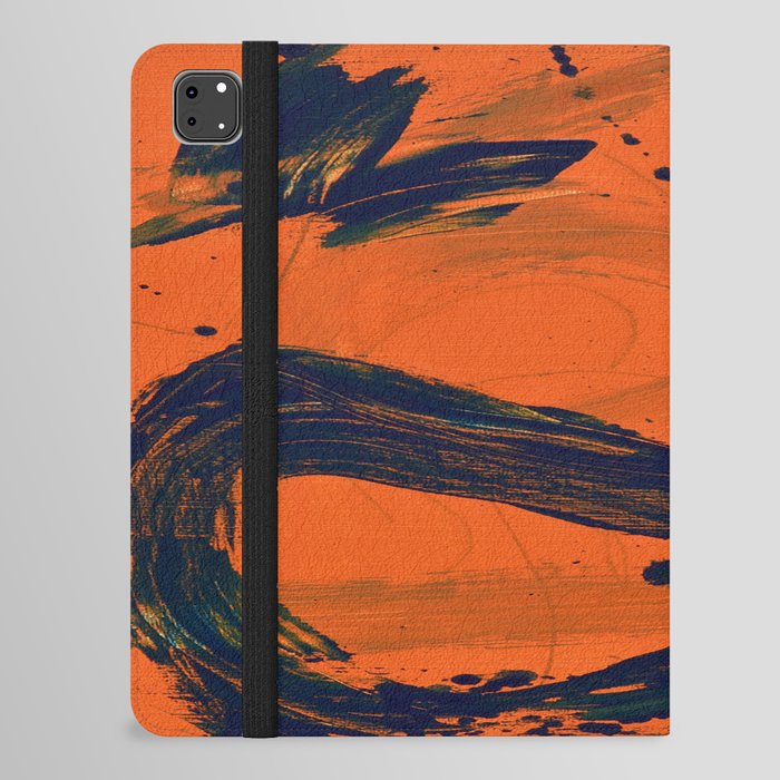 Comin' Up Orange & Blue iPad Folio Case