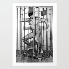 Very beautiful nude male man Art Print