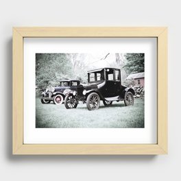 Horseless Carriage Recessed Framed Print