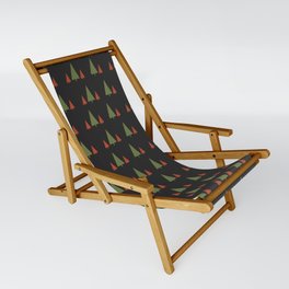 Timeless Christmas Pattern Sling Chair