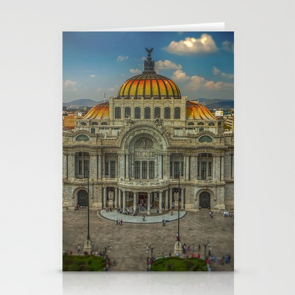 Mexico Photography - Beautiful Palace In Down Town Mexico City Stationery Cards