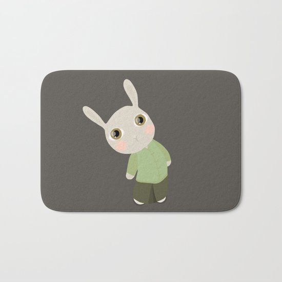 Chinese Rabbit Bath Mat