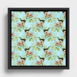 Beatiful Pattern Design Framed Canvas