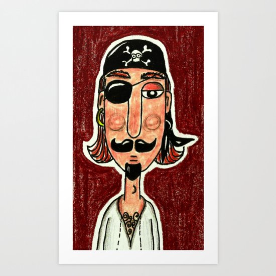 Pirate Art Print
