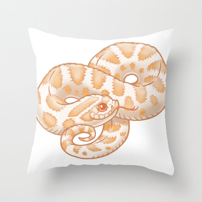 Hognose Snake Throw Pillow
