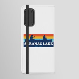 Saranac Lake New York Canoe Android Wallet Case