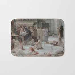 The Women Of Amphissa by Lawrence Alma-Tadema  Bath Mat