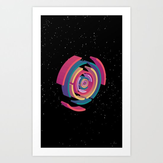 Black Hole Art Print