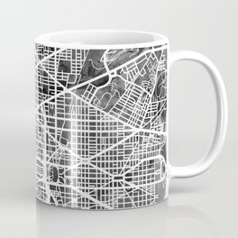 Washington DC City Street Map Coffee Mug