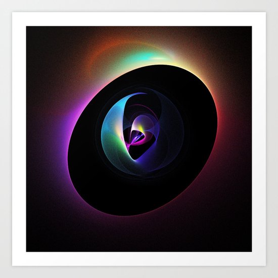 Alien's in Space Capsule Art Print