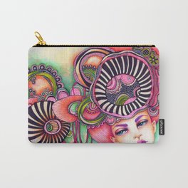 Original Chalk Pastel Illustration by Jenny Manno Carry-All Pouch