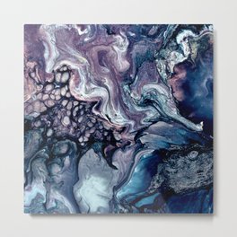 Obsession in blue Metal Print