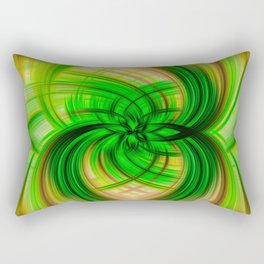 Green Power Rectangular Pillow