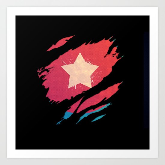 The First Avenger Art Print