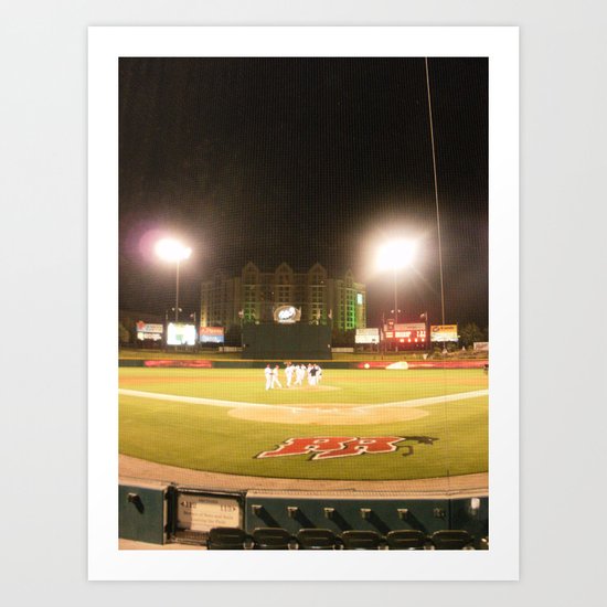 Take me out to the ball game Art Print