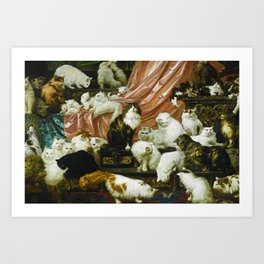 Classical Masterpiece 1893 - My Wife's Lovers by Carl Kahler Art Print