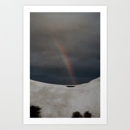Over the rainbow Art Print